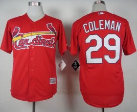 Wholesale Cheap Cardinals #29 Vince Coleman Red Cool Base Stitched MLB Jersey