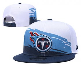 Wholesale Cheap Titans Team Logo Navy Blue White Adjustable Hat TX