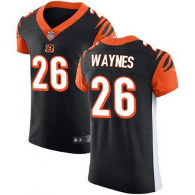Wholesale Cheap Nike Bengals #26 Trae Waynes Black Team Color Men\'s Stitched NFL Vapor Untouchable Elite Jersey