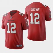 Wholesale Cheap Tampa Bay Buccaneers #12 Chris Godwin Red Men's Nike 2020 Vapor Limited NFL Jersey
