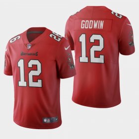 Wholesale Cheap Tampa Bay Buccaneers #12 Chris Godwin Red Men\'s Nike 2020 Vapor Limited NFL Jersey