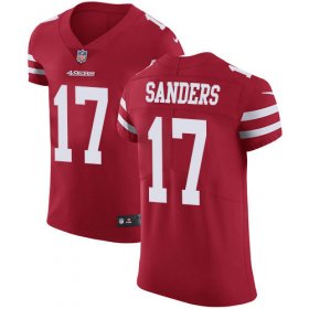 Wholesale Cheap Nike 49ers #17 Emmanuel Sanders Red Team Color Men\'s Stitched NFL Vapor Untouchable Elite Jersey