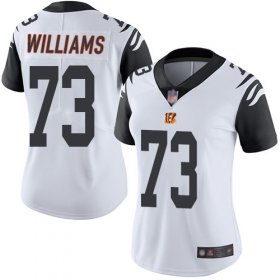 Wholesale Cheap Nike Bengals #73 Jonah Williams White Women\'s Stitched NFL Limited Rush Jersey