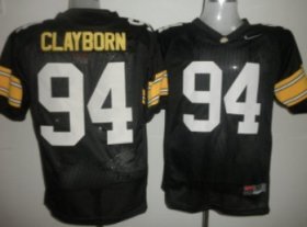 Wholesale Cheap Iowa Hawkeyes #94 Adrian Clayborn Black Jersey