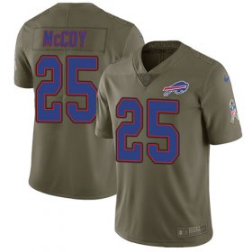 Wholesale Cheap Nike Bills #25 LeSean McCoy Olive Men\'s Stitched NFL Limited 2017 Salute To Service Jersey