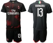 Wholesale Cheap AC Milan #13 Romagnoli Third Soccer Club Jersey