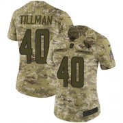 Wholesale Cheap Nike Cardinals #40 Pat Tillman Camo Women's Stitched NFL Limited 2018 Salute to Service Jersey