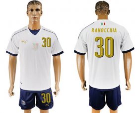 Wholesale Cheap Italy #30 Ranocchia Away Soccer Country Jersey