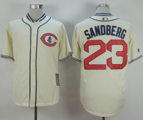 Wholesale Cheap Cubs #23 Ryne Sandberg Cream 1929 Turn Back The Clock Stitched MLB Jersey