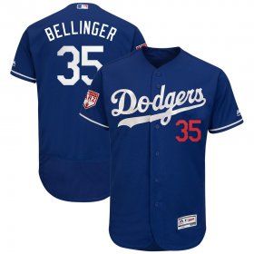 Wholesale Cheap Dodgers #35 Cody Bellinger Royal 2019 Spring Training Flex Base Stitched MLB Jersey