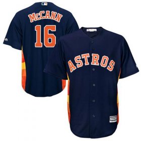 Wholesale Cheap Astros #16 Brian McCann Navy Blue Cool Base Stitched Youth MLB Jersey