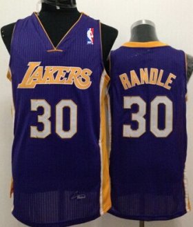 Wholesale Cheap Los Angeles Lakers #30 Julius Randle Purple Swingman Jersey