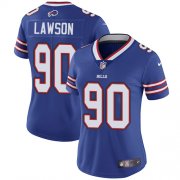 Wholesale Cheap Nike Bills #90 Shaq Lawson Royal Blue Team Color Women's Stitched NFL Vapor Untouchable Limited Jersey