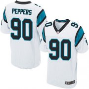 Wholesale Cheap Nike Panthers #90 Julius Peppers White Men's Stitched NFL Elite Jersey
