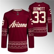 Cheap Men's Arizona Coyotes #33 Travis Dermott Garnet Alternate Pro Jersey