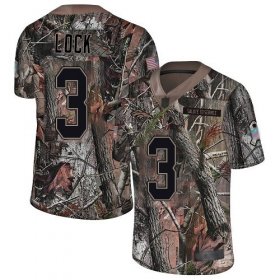 Wholesale Cheap Nike Broncos #3 Drew Lock Camo Men\'s Stitched NFL Limited Rush Realtree Jersey