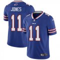 Wholesale Cheap Nike Bills #11 Zay Jones Royal Blue Team Color Men's Stitched NFL Vapor Untouchable Limited Jersey