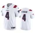 Wholesale Cheap New England Patriots #4 Jarrett Stidham Men's Nike White 2020 Vapor Limited Jersey