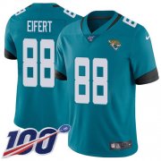 Wholesale Cheap Nike Jaguars #88 Tyler Eifert Teal Green Alternate Men's Stitched NFL 100th Season Vapor Untouchable Limited Jersey