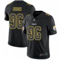 Wholesale Cheap Men's Pittsburgh Steelers #96 Isaiah Buggs Limited Black Impact Jersey