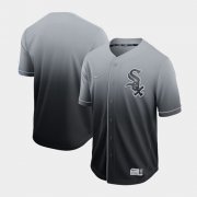Wholesale Cheap Nike White Sox Blank Black Fade Authentic Stitched MLB Jersey