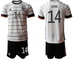 Wholesale Cheap Men 2021 European Cup Germany home white 14 Soccer Jersey2