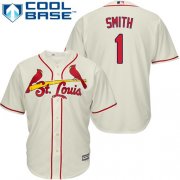 Wholesale Cheap Cardinals #1 Ozzie Smith Cream Cool Base Stitched Youth MLB Jersey
