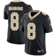 Wholesale Cheap Nike Saints #8 Archie Manning Black Team Color Men's Stitched NFL Vapor Untouchable Limited Jersey