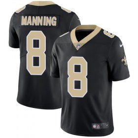 Wholesale Cheap Nike Saints #8 Archie Manning Black Team Color Men\'s Stitched NFL Vapor Untouchable Limited Jersey