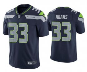 Wholesale Cheap Men\'s Seattle Seahawks #33 Jamal Adams Navy Blue 2020 Vapor Untouchable Stitched NFL Nike Limited Jersey