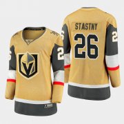 Cheap Vegas Golden Knights #26 Paul Stastny Women 2020-21 Player Alternate Stitched NHL Jersey Gold