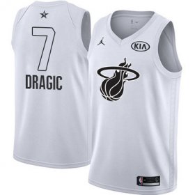 Wholesale Cheap Nike Heat #7 Goran Dragic White NBA Jordan Swingman 2018 All-Star Game Jersey