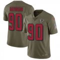 Wholesale Cheap Nike Falcons #90 Marlon Davidson Olive Youth Stitched NFL Limited 2017 Salute To Service Jersey