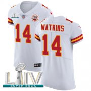 Wholesale Cheap Nike Chiefs #14 Sammy Watkins White Super Bowl LIV 2020 Men's Stitched NFL New Elite Jersey
