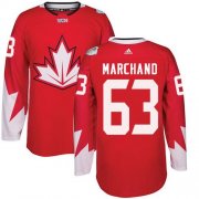 Wholesale Cheap Team CA. #63 Brad Marchand Red 2016 World Cup Stitched NHL Jersey