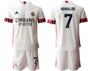 Wholesale Cheap Men 2020-2021 club Real Madrid home 7 white Soccer Jerseys3