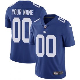 Wholesale Cheap Nike New York Giants Customized Royal Blue Team Color Stitched Vapor Untouchable Limited Youth NFL Jersey
