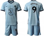 Wholesale Cheap Men 2020-2021 club Chelsea away Light blue 9 Soccer Jerseys