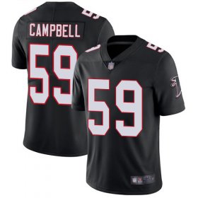 Wholesale Cheap Nike Falcons #59 De\'Vondre Campbell Black Alternate Men\'s Stitched NFL Vapor Untouchable Limited Jersey