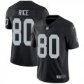 Wholesale Cheap Nike Raiders #80 Jerry Rice Black Team Color Men's Stitched NFL Vapor Untouchable Limited Jersey