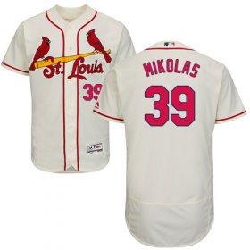 Wholesale Cheap Cardinals #39 Miles Mikolas Cream Flexbase Authentic Collection Stitched MLB Jersey