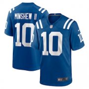Cheap Men's Indianapolis Colts #10 Gardner Minshew II Royal Nike Game Jersey
