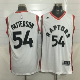 Wholesale Cheap Men\'s Toronto Raptors #54 Patrick Patterson White New NBA Rev 30 Swingman Jersey