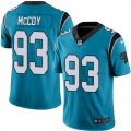 Wholesale Cheap Nike Panthers #93 Gerald McCoy Blue Men's Stitched NFL Limited Rush Jersey