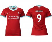 Wholesale Cheap Women 2020-2021 Liverpool home aaa version 9 red Soccer Jerseys