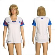 Wholesale Cheap Women's Iceland Blank Away Soccer Country Jersey