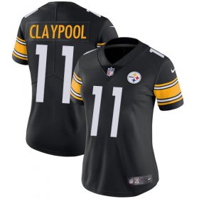 Wholesale Cheap Nike Steelers #11 Chase Claypool Black Team Color Women\'s Stitched NFL Vapor Untouchable Limited Jersey