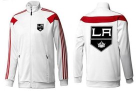 Wholesale Cheap NHL Los Angeles Kings Zip Jackets White-4