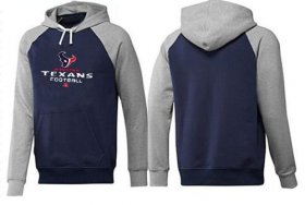 Wholesale Cheap Houston Texans Critical Victory Pullover Hoodie Dark Blue & Grey