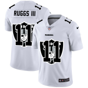 Wholesale Cheap Las Vegas Raiders #11 Henry Ruggs III White Men's Nike Team Logo Dual Overlap Limited NFL Jersey